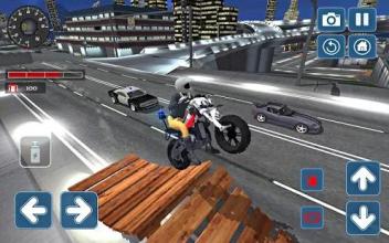 Police Motorbike 3D Simulator 2018截图2