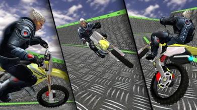 Impossible Mega Ramp Moto Bike Rider: Superhero 3D截图4