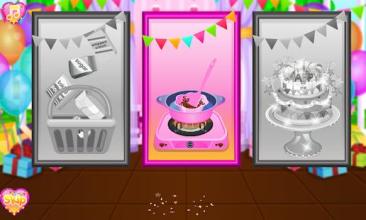 game cooking birthday cake for girls and boys截图4