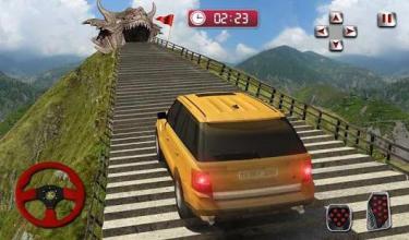 Cruiser Car Stunts: Dragon Road Driving Simulator截图3