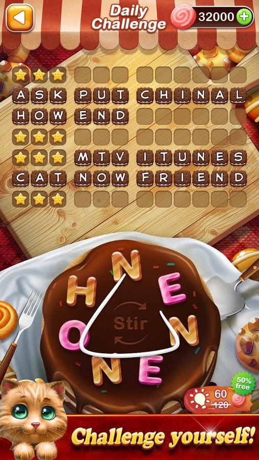 Word Puzzle - Connect and Cook Fever截图4