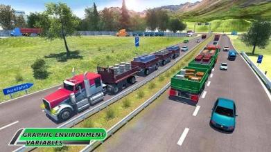 Long Trailer Euro Truck Cargo Transporter Drive截图5