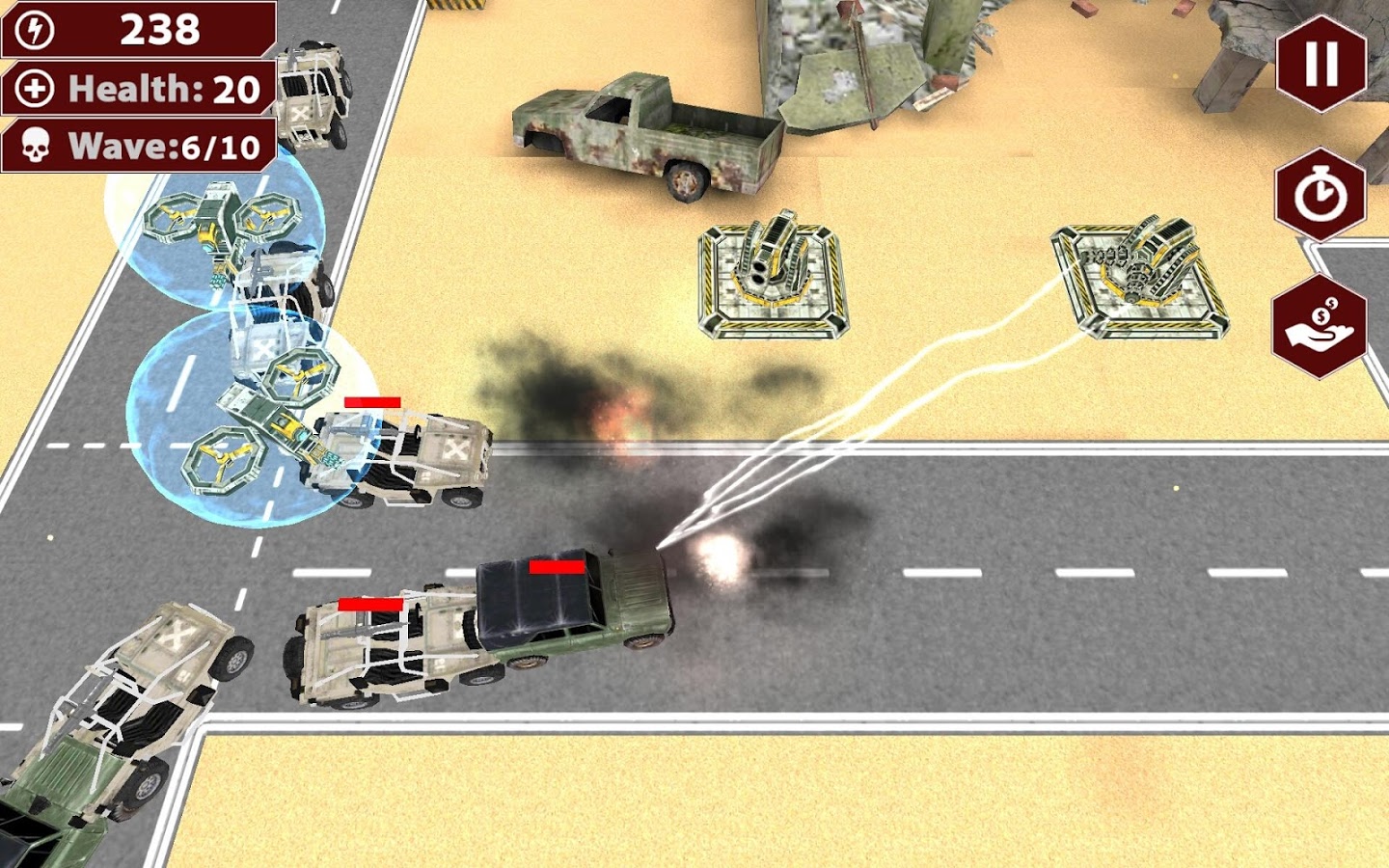 Tower Defense 3D Desert Strike截图5