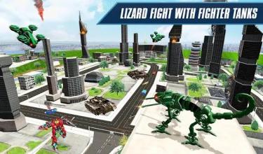 Big Lizard Russian Spy Transforming Robot Games截图4