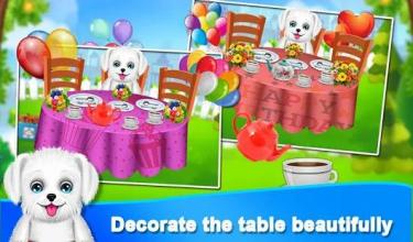 Puppy Surprise Tea Party - Pet Party Game截图4