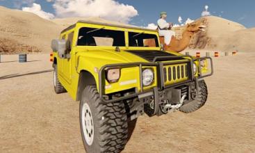 Desert Monster Truck Stunts - Camel Racing Game截图5