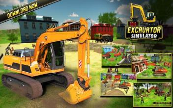 Heavy Excavator Simulator 2018 - Dump Truck Games截图1