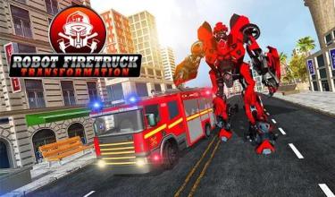 Firefighter Real Robot Rescue Fire Truck Simulator截图4