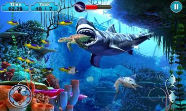 超级怪物蓝鲸鲨鱼游戏截图3