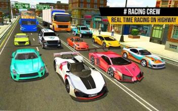 Racing in Highway Car 2018: City Traffic Top Racer截图4