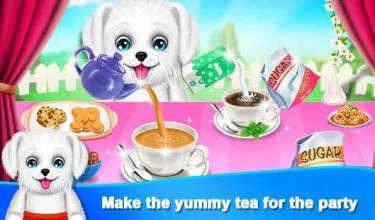 Puppy Surprise Tea Party - Pet Party Game截图2