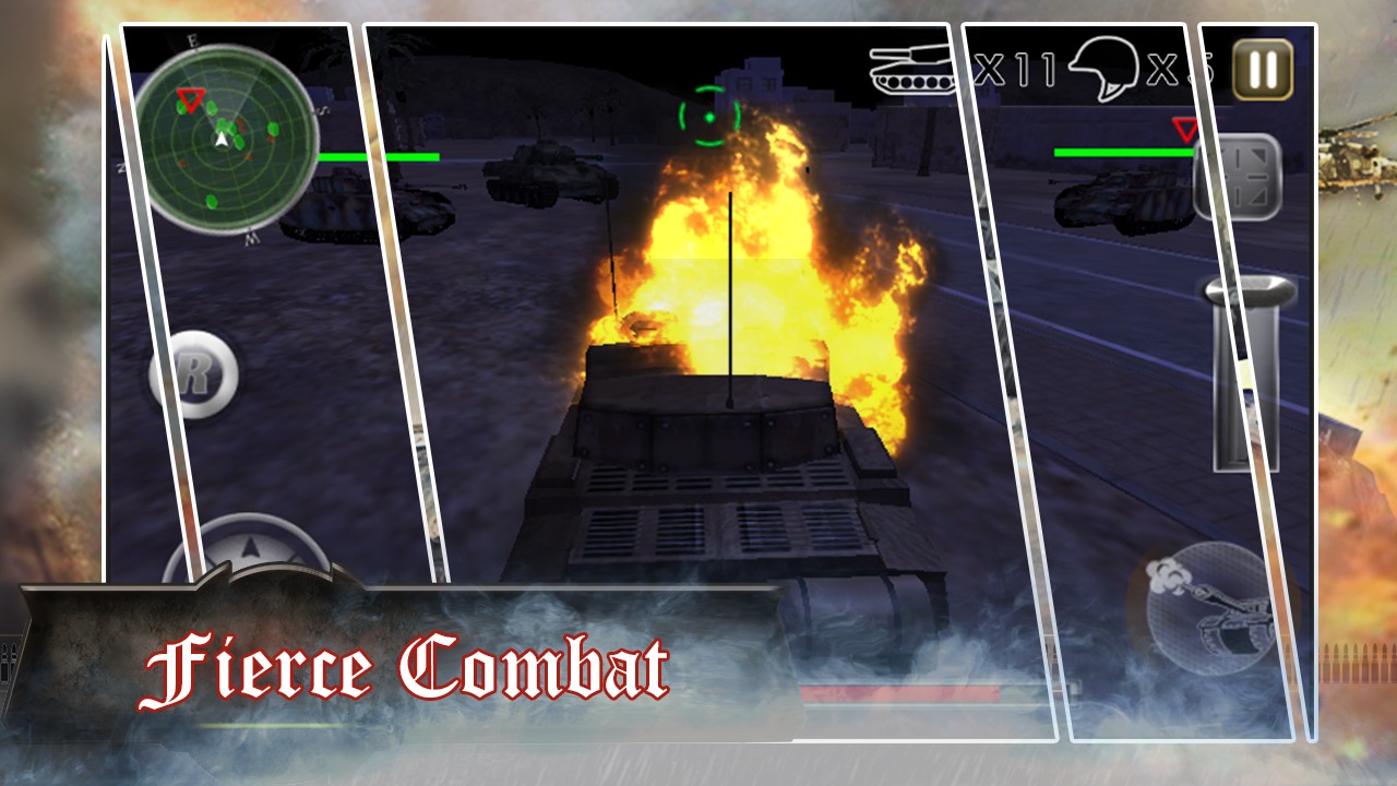 Tank Defense Attack 3D截图2