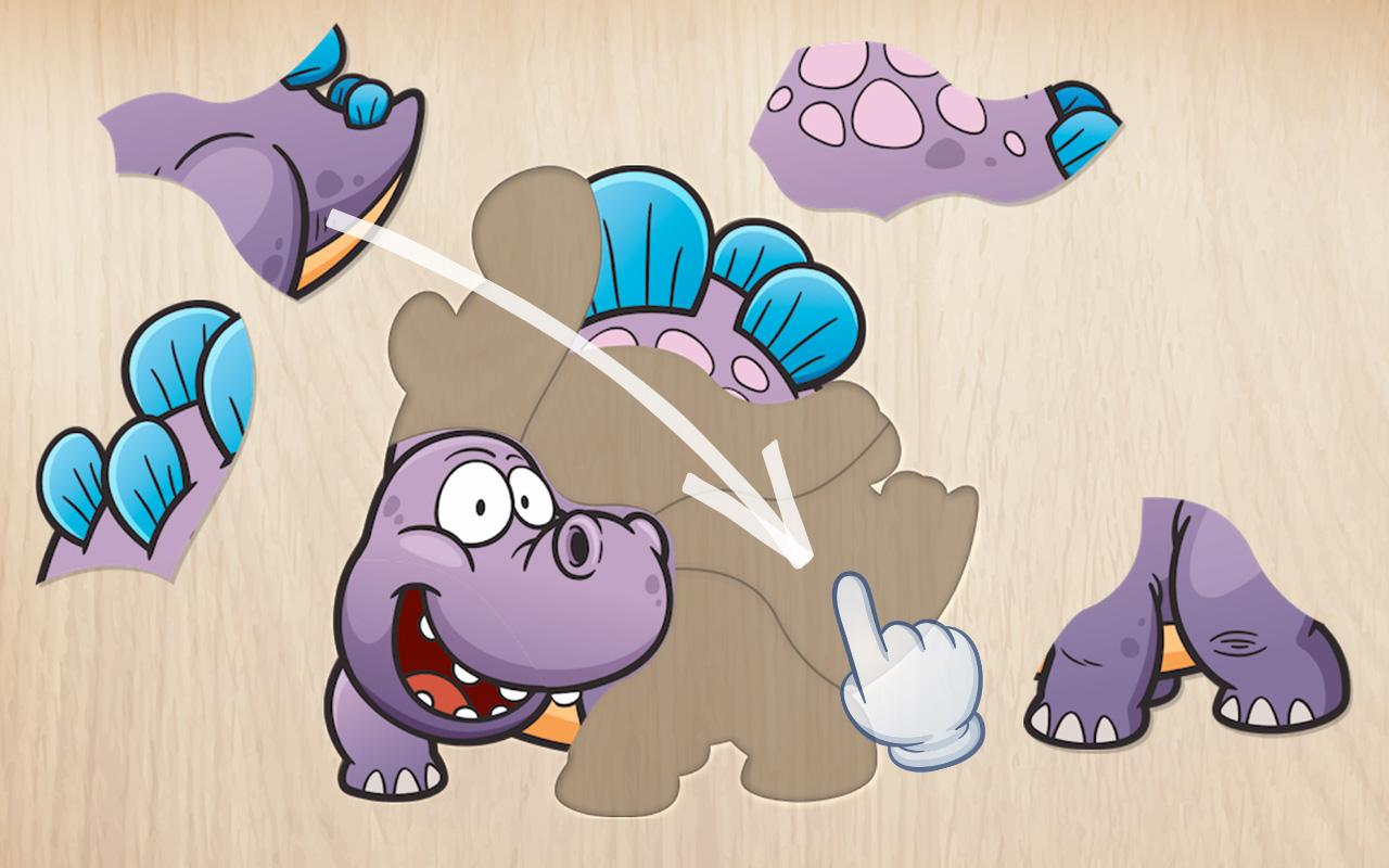 儿童益智游戏为幼儿园教育 - 恐龙截图5