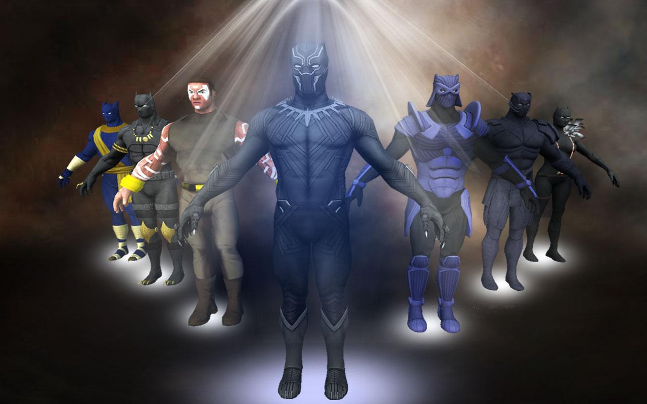 Panther Superhero Street Fighting Hero City Battle截图1