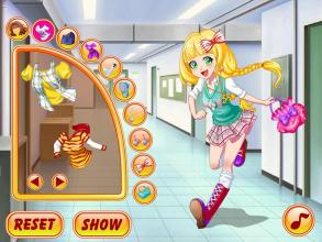 Dress Up Games, Late For Class截图2