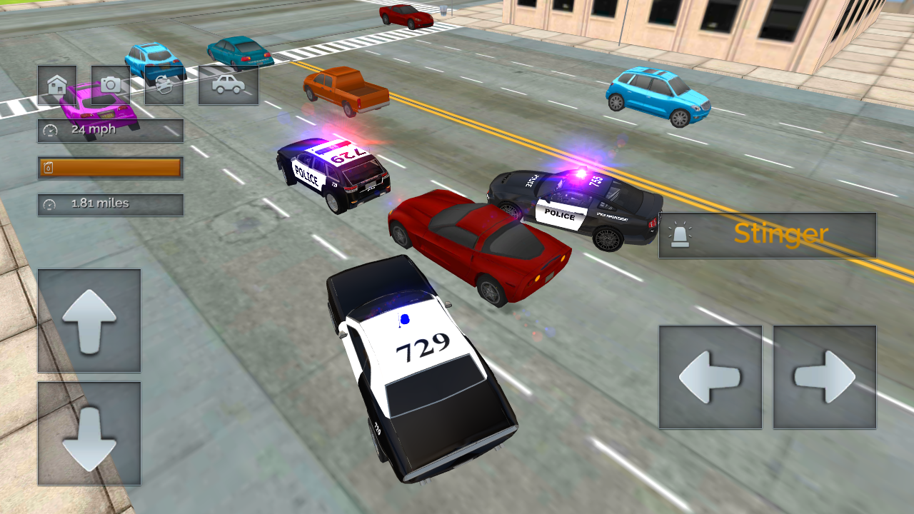 Cop Car Police Chase Driving截图5