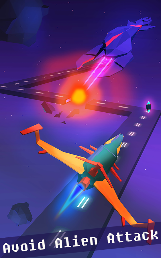 Galaxy Space Battle Alien Attack: ZigZag Adventure截图2