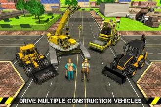 City Road Builder Construction Excavator Simulator截图1