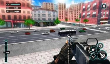 Traffic Sniper Strike Terrorist Shooter Gun War截图4