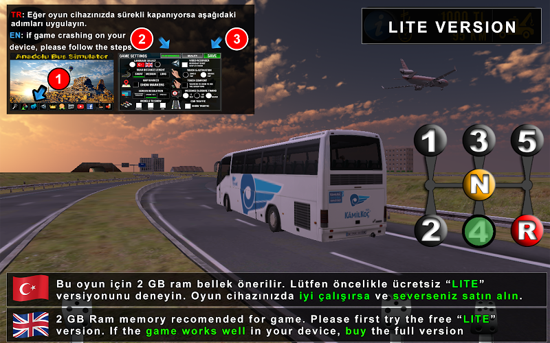 Anadolu Bus Simulator - Lite截图1