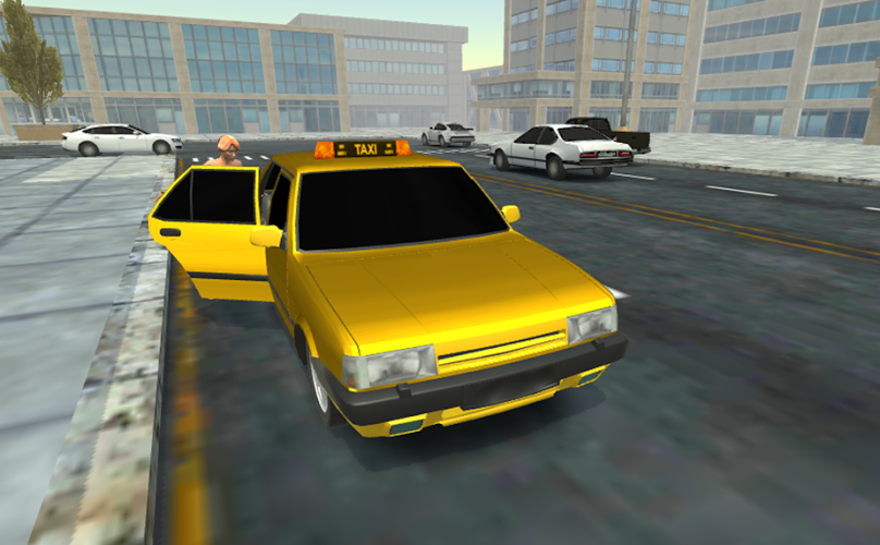 Taxi Driving Simulator 3D截图1