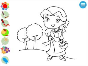 Kids Princess Coloring Book *截图3