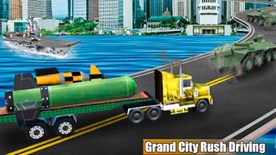 Bomb Transporter Sim - City Truck Game截图1