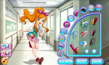 Dress Up Games, Late For Class截图1