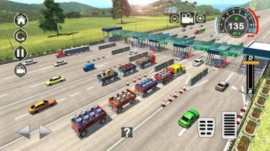 Long Trailer Euro Truck Cargo Transporter Drive截图3