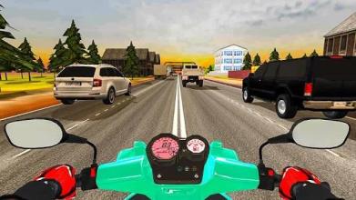 Highway Traffic Rider - 3D Bike Racing截图3