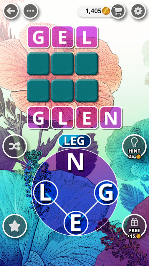 Bouquet of Words - Word game截图3