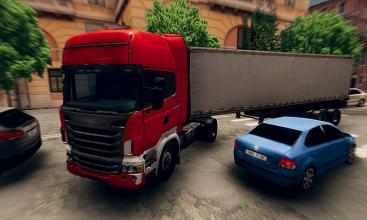 Open World Truck Simulator  Europe Parking截图4