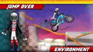 Stickman Bike Stunt Extreme Race截图2