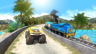 Train Vs Car Racing 2 Player截图5