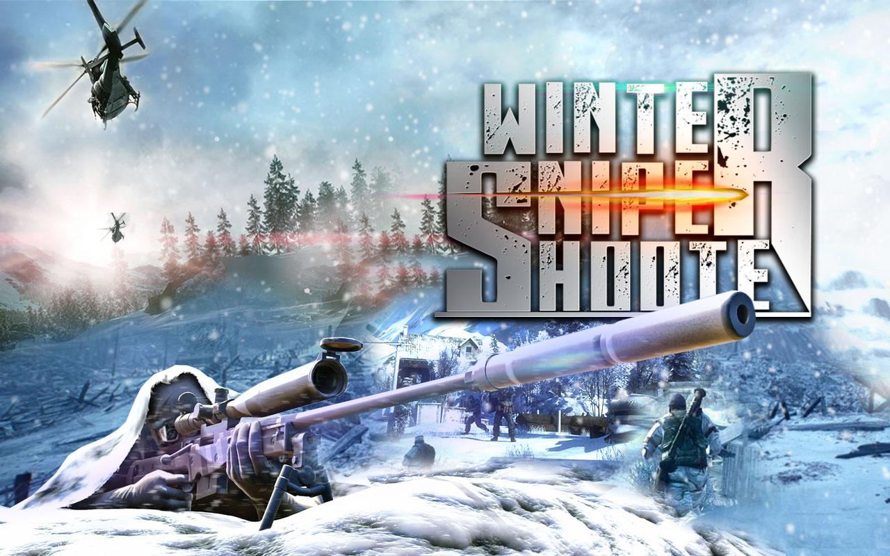 冬季山狙击手 - 现代射击战斗截图1