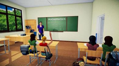 School Girl Simulator: High School Games截图4