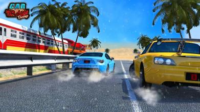 CAR Vs TRAIN - Racing Games截图1