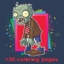 Plants vs Zombies Coloring Book截图1