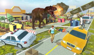 Dinosaur Hunting Attack In City: Dino Simulator截图2