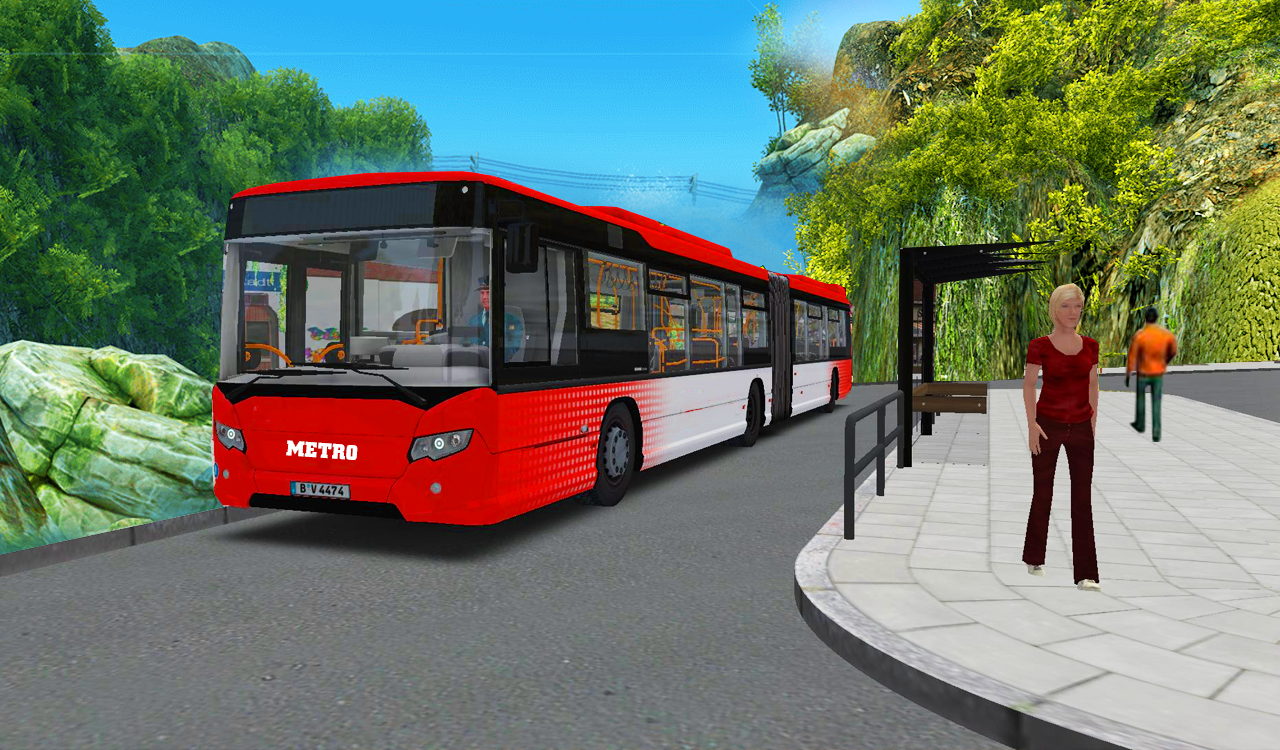 Metro Bus Games Real Metro Sim截图2