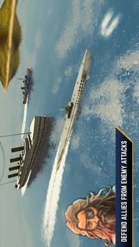 敌方水域:潜艇与战舰截图