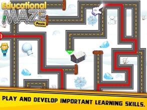 Kids Educational Maze Puzzle - Road Draw截图1