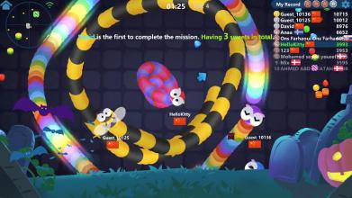 Snake Candy.IO - Real-time Multiplayer Snake Game截图3