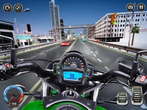 Highway Bike Racing Traffic Moto Racer截图5