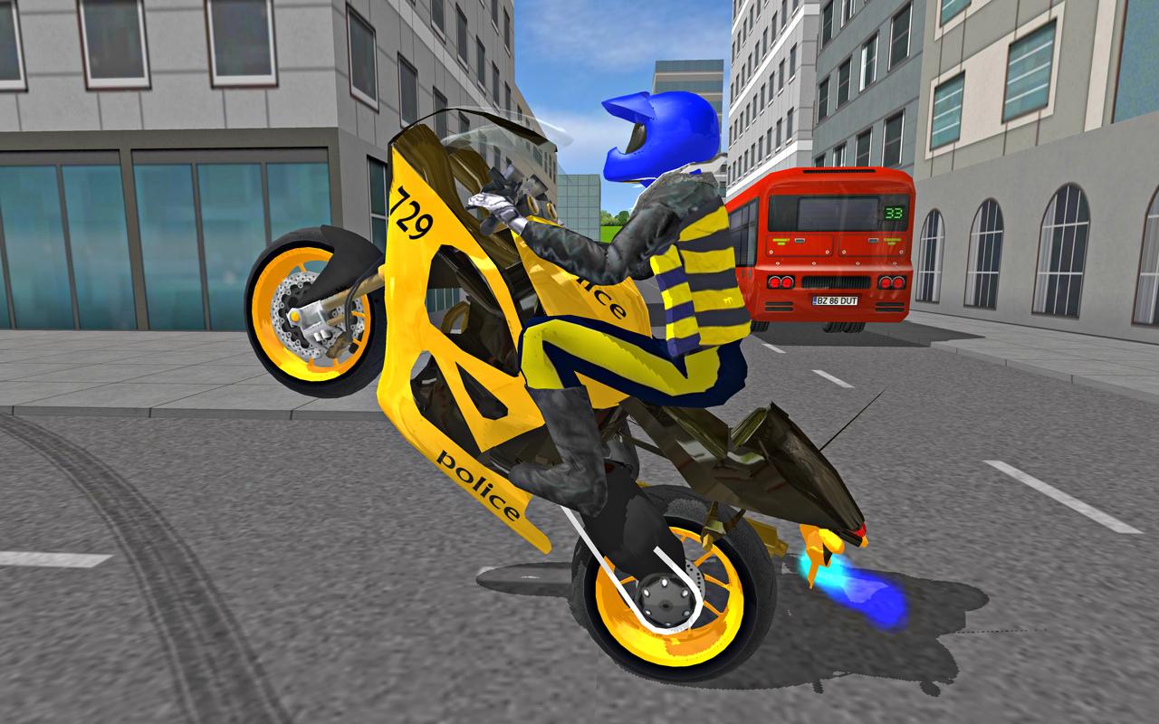 Police Motorbike Race Simulator 3D截图1