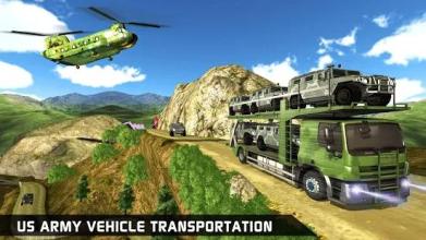 US Army Transporter Rescue Ambulance Driving Games截图3