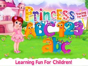 Princess ABC Letters, 123 Numbers Tracing For Kids截图1