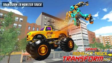 Real Robot Transform Monster Truck Fight截图3