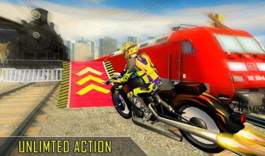 Railroad Bike Race 3D: Subway Moto Ride截图5