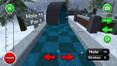 Mini Golf 3D Winter Adventure截图2